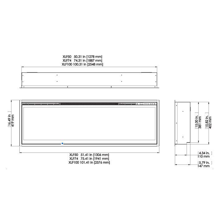 Dimplex XLF50 Ignite XL 50 Inch Inset