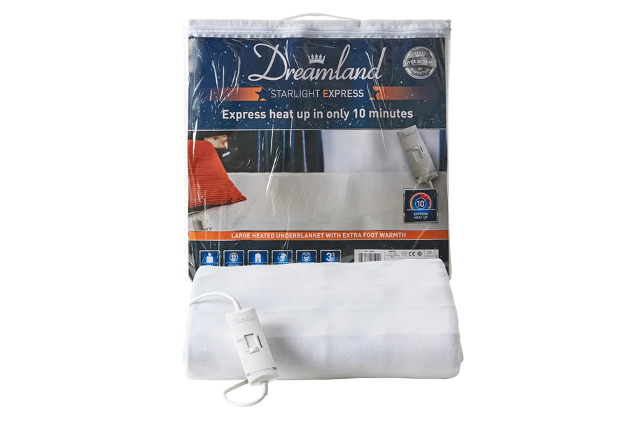 Dreamland 16292 Starlight Express Single Electric Underblanket