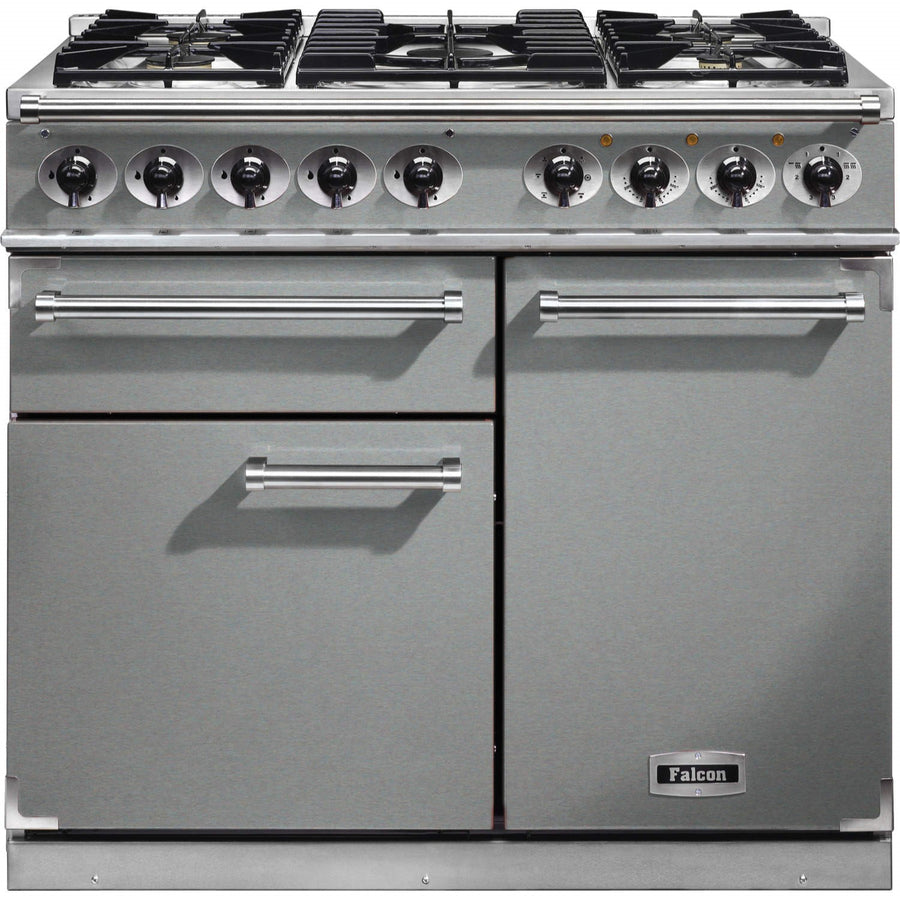 Falcon 1000 DELUXE F1000DXDFSS/CM 100cm Dual Fuel Range Cooker - Stainless Steel - A/A Rated