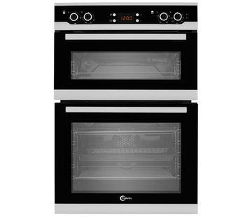 Flavel by Beko FLV92FX 90cm Built-In Fan Double Oven with Programmable Timer [Free 2 year parts & labour warranty]