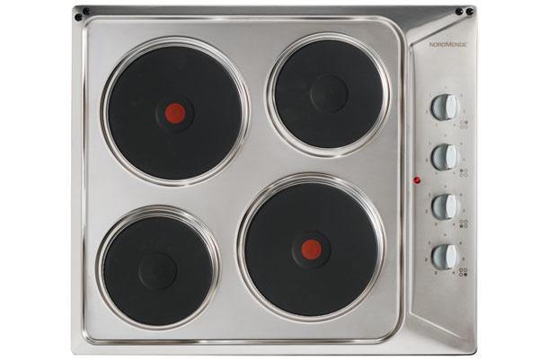 Nordmende HE62IX 60cm Solid Plate Hob - Free 3 Year Parts&Labour Warranty On Registration - Basil Knipe Electrics