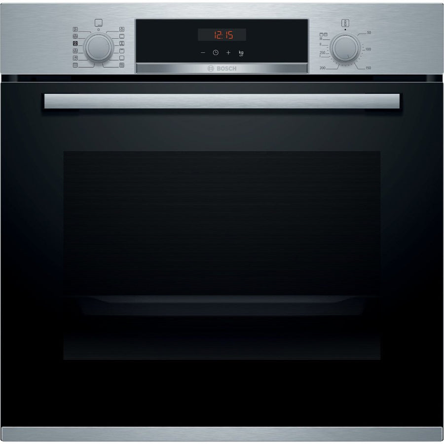 Bosch HRS574BS0B Series 4 Pyrolytic cleaning Multifunction Single Oven - Steam function