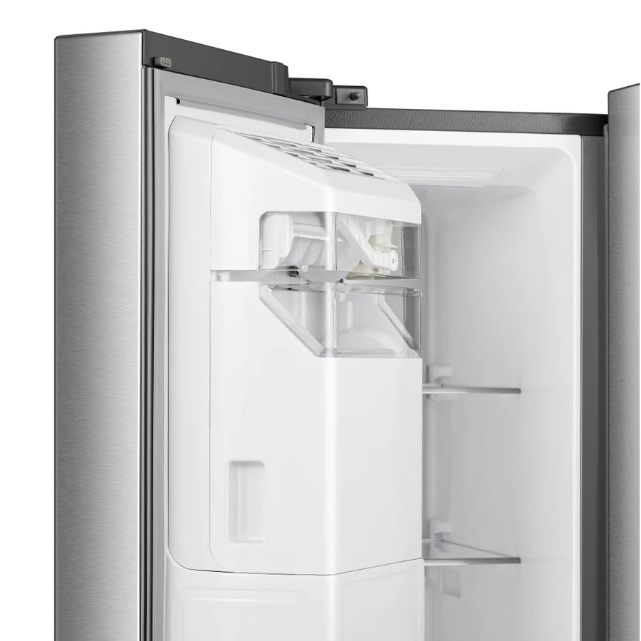 Hisense RS818N4TIE Non-Plumbed American Fridge Freezer - Premium stainless steel