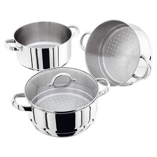 Judge JX05 24cm 3 Piece Steamer - Basil Knipe Electrics