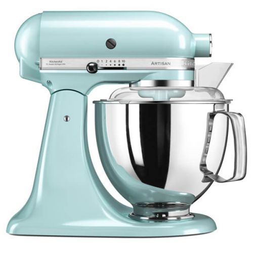 KitchenAid 5KSM175PSBIC Artisan 4.8L Stand Mixer - Ice Blue