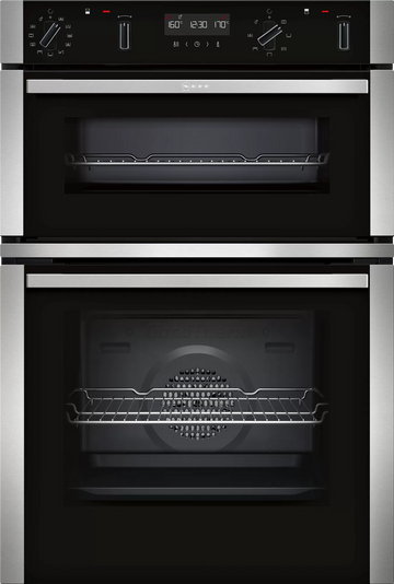 Neff U2ACM7HH0B Pyrolytic Built-In Double Oven - Stainless Steel