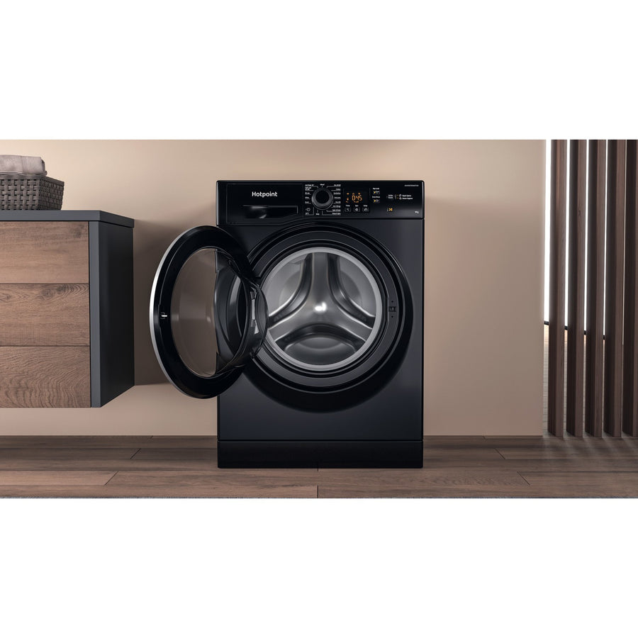 Hotpoint NSWF946BSUK 9kg 1400 Spin Washing Machine - Black