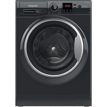 Hotpoint NSWF945CBSUKN 9kg 1400 Spin Washing Machine - Black [45-min full load]