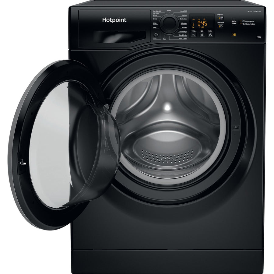 Hotpoint NSWF946BSUK 9kg 1400 Spin Washing Machine - Black