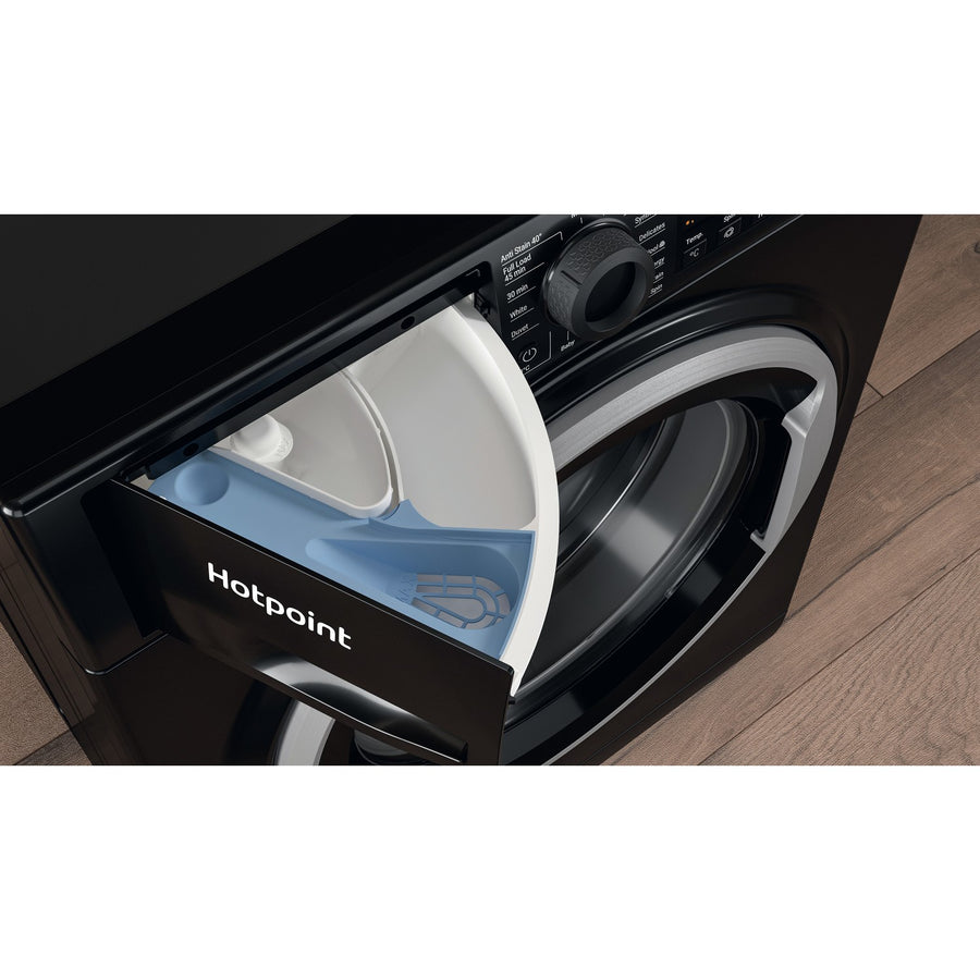 Hotpoint NSWF946BSUK 9kg 1400 Spin Washing Machine - Black