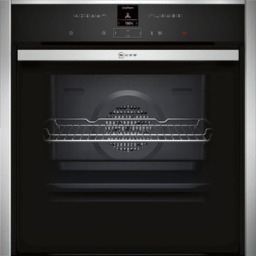 NEFF N70 B57CR22N0B Slide&Hide® Built-in Single Oven - Pyrolytic Cleaning