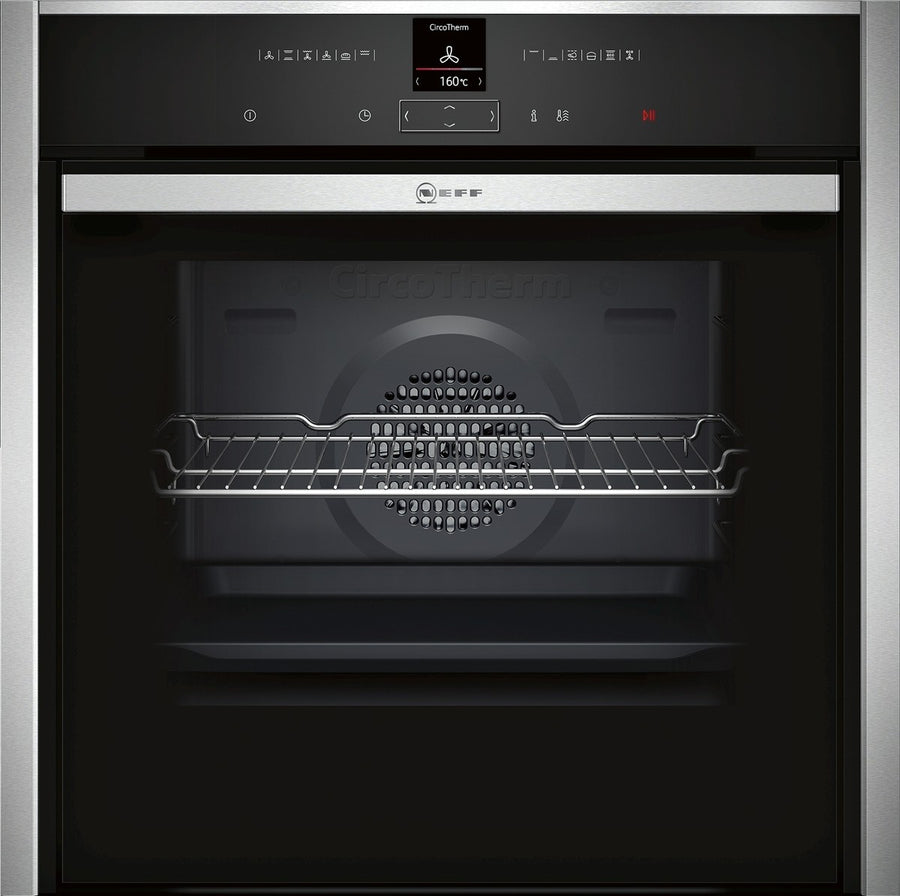 NEFF N70 B57CR22N0B Slide&Hide® Built-in Single Oven - Pyrolytic Cleaning