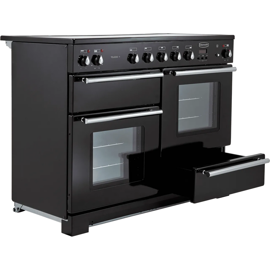 Toledo 110cm induction range cooker in black