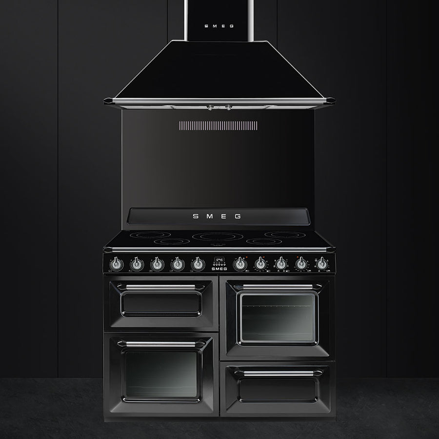 smeg TR4110IBL Victoria range cooker in black 