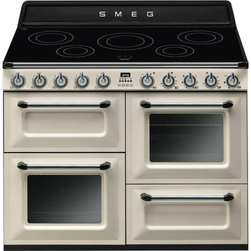 Smeg TR4110IP 110cm Victoria range cooker in cream