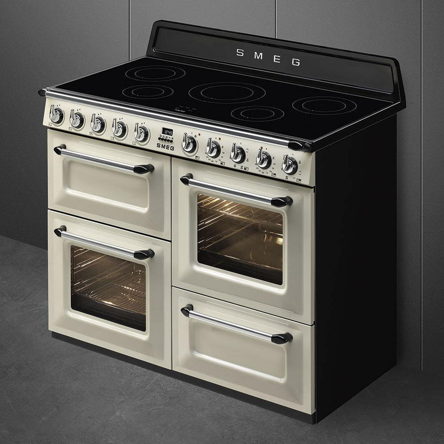 Smeg TR4110IP 110cm Victoria range cooker in cream