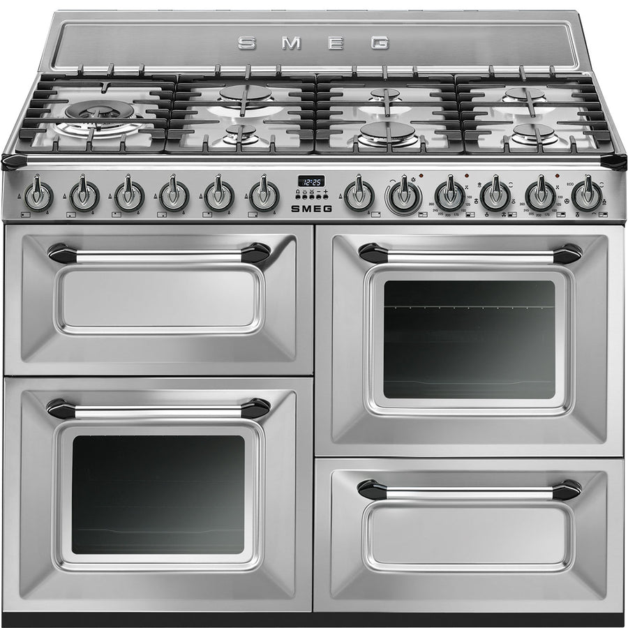 Smeg victoria TR4110X-1 110cm dual fuel Range Cooker stainless steel