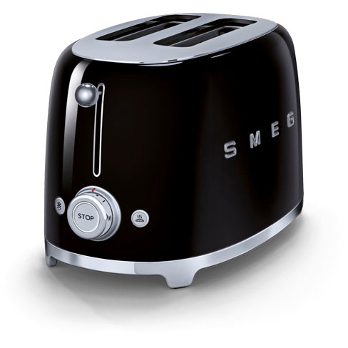 Smeg TSF01BLUK Retro Style Two Slice Toaster-Slate Black