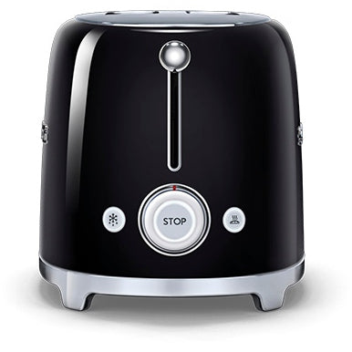 Smeg TSF01BLUK Retro Style Two Slice Toaster-Slate Black