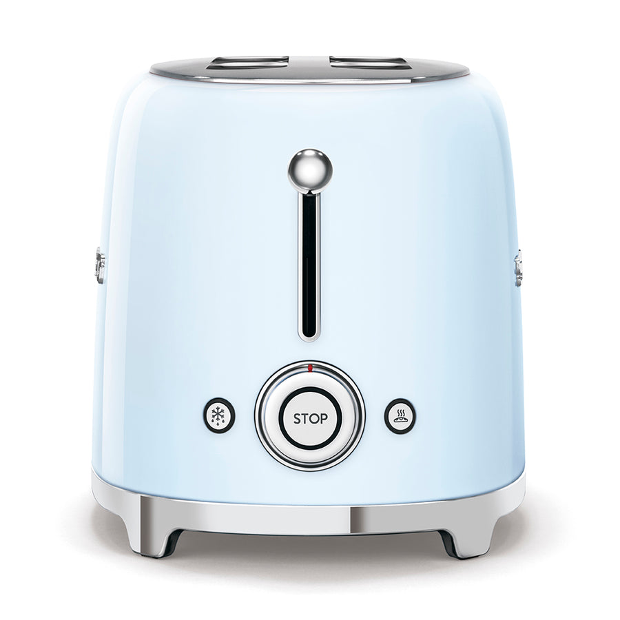 Smeg TSF01PBUK 50's Retro Style Toaster In Pastel Blue