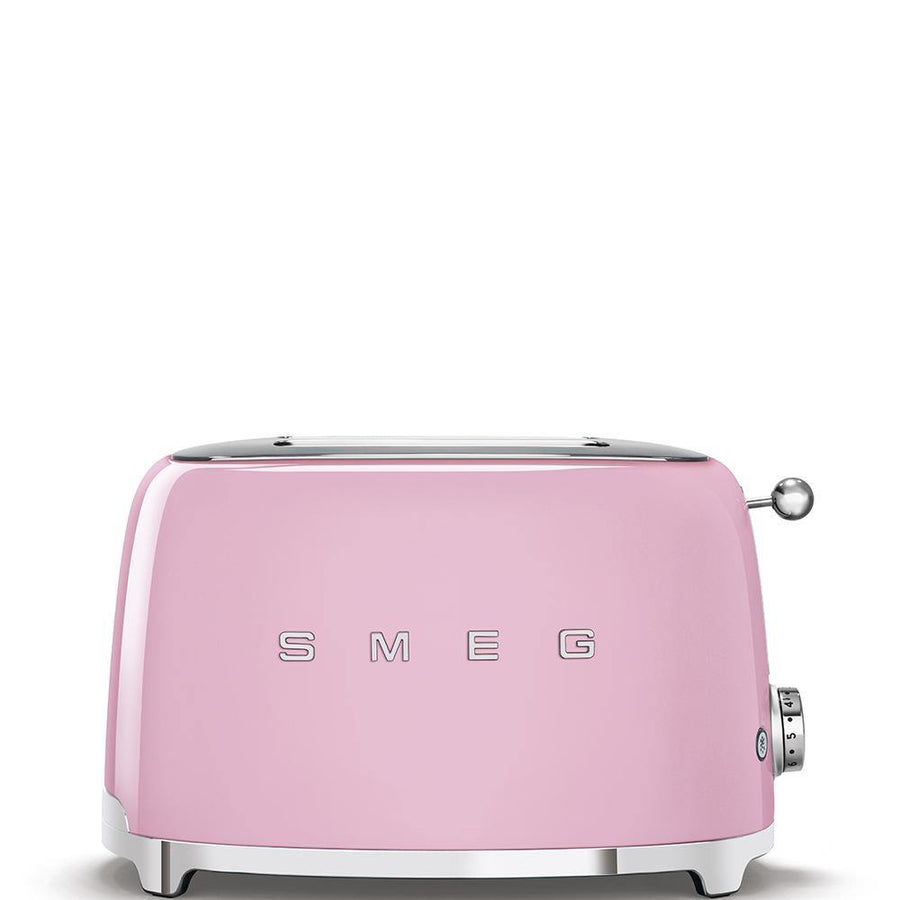 Smeg TSF01PKUK 50's Retro Style Toaster In Pink - Basil Knipe Electrics