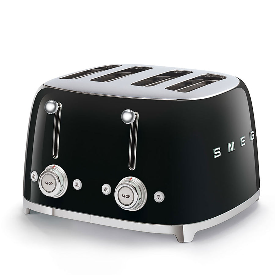 Smeg TSF03BLUK Retro Style 4 Slice Toaster In Black