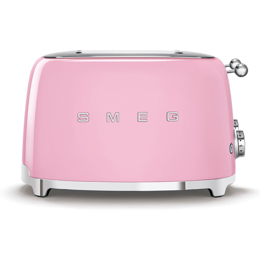 Smeg TSF03PKUK 50's Retro Style 4 Slice Toaster In Pink