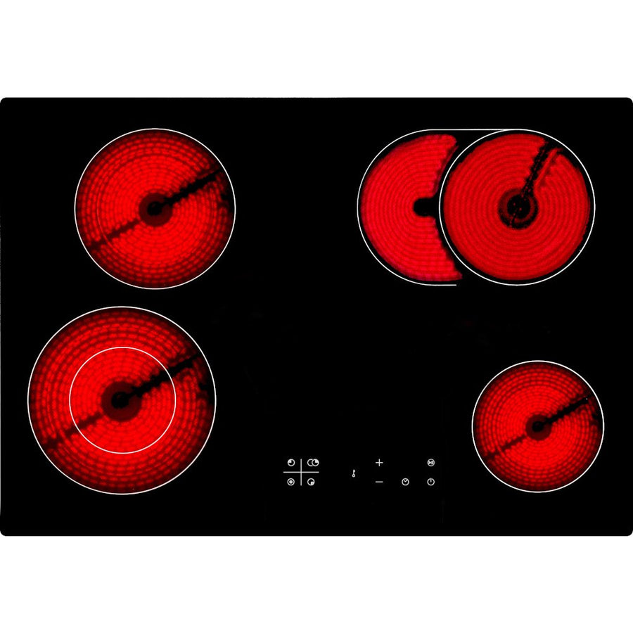 Culina UBTCC75 75cm 4 zone touch control ceramic hob [2-Year parts & labour guarantee]