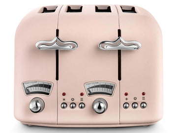 De'Longhi CT04.PK Argento Silva Toaster Peony Rose