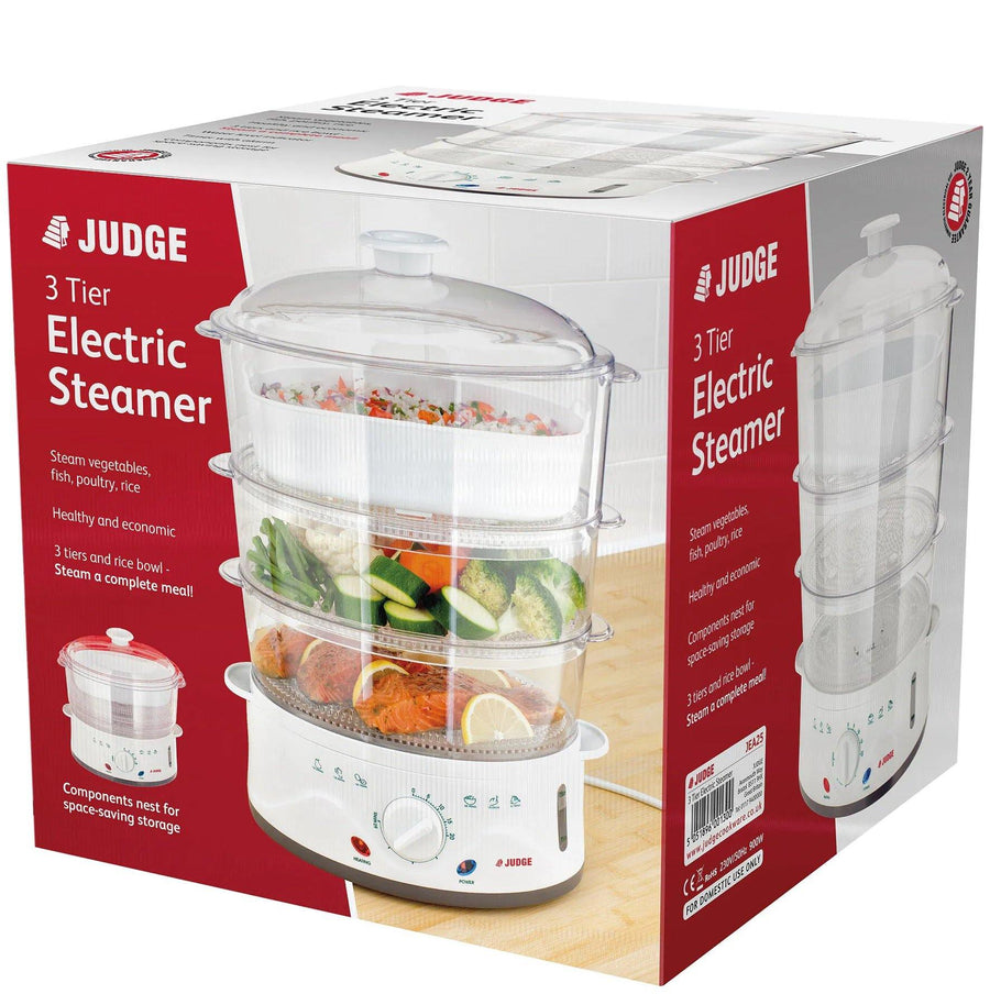 Judge Horwood JEA25 3 Tier Steamer Set - 800W - Basil Knipe Electrics