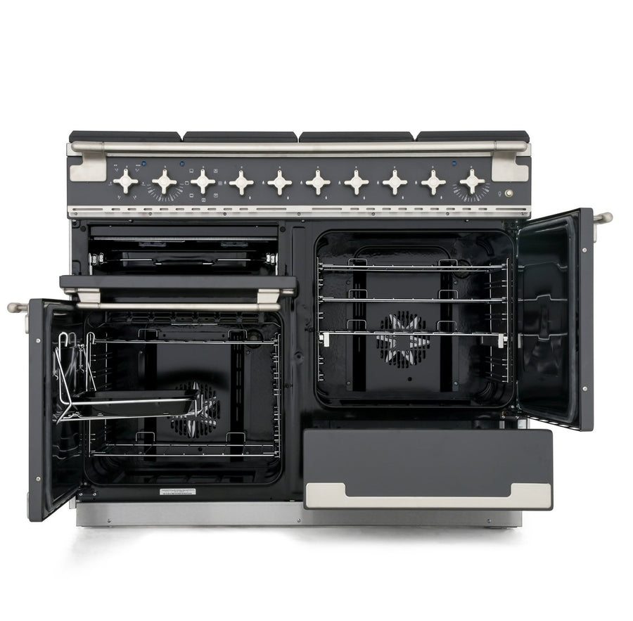 rangemaster els110dffsl elise 110cm range cooker in slate 