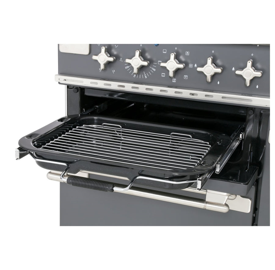 rangemaster els110dffsl elise 110cm range cooker in slate 