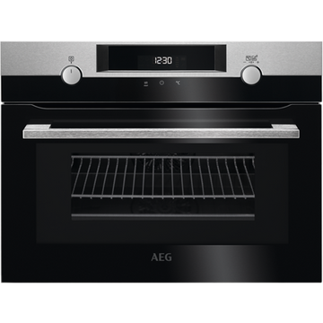 AEG KMK565060X Built-in Combination Microwave & Compact Oven - Stainless Steel
