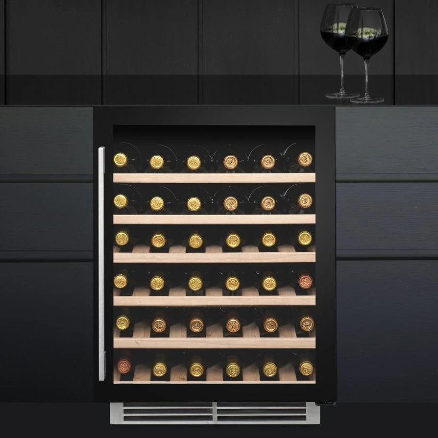 Caple Wi6143 Undercounter Single Zone Wine Cooler - Black [last one]