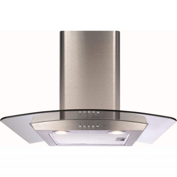 CDA ECP62SS 60cm Curved Glass Extractor Hood