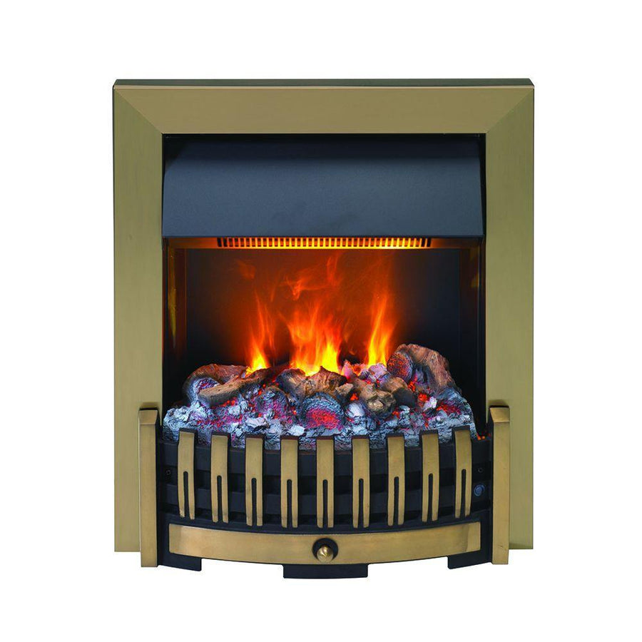 Dimplex DNV20AB Danville Antique Optimyst Inset Electric fire in brass. 