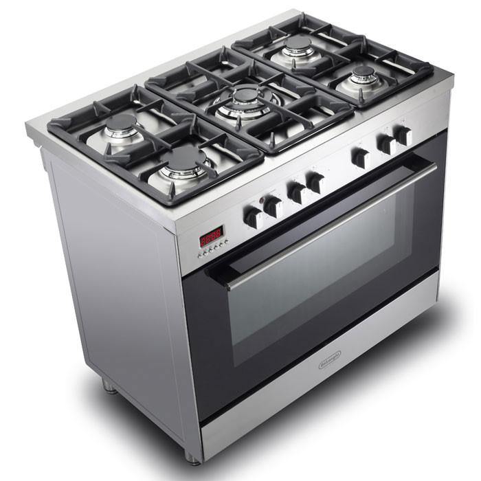 De'Longhi DSR 9071-DFS 90cm Dual Fuel Range Cooker - Basil Knipe Electrics