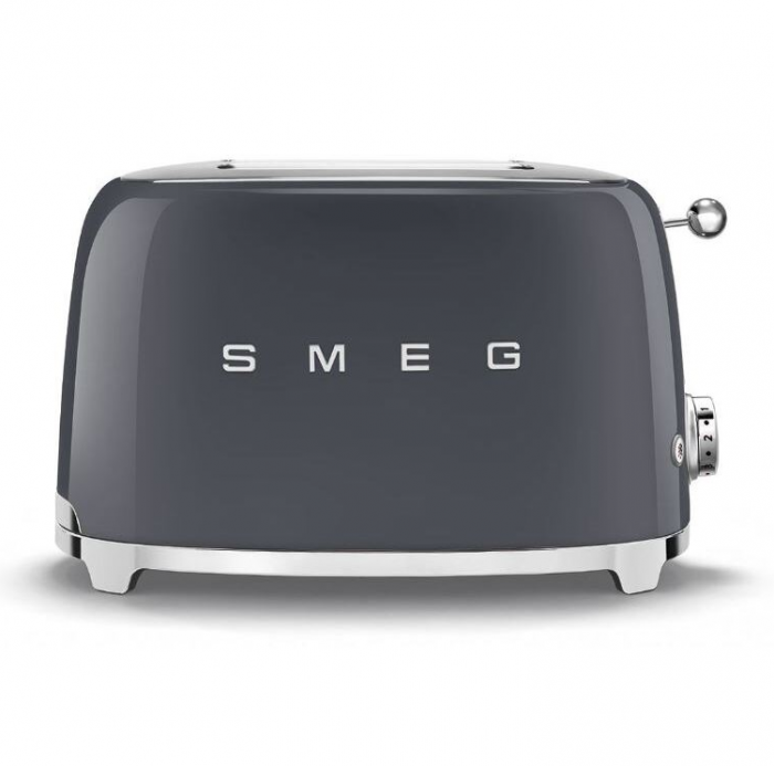 Smeg TSF01GRUK 50's Retro Style Toaster In Grey