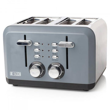 Haden 183453 Perth Slate Grey 4 Slice Toaster