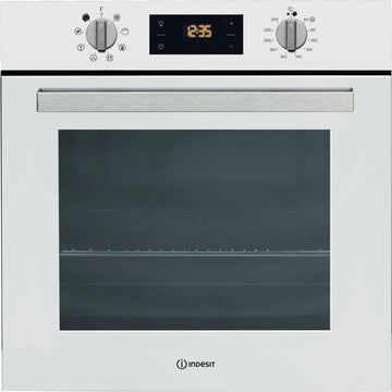 INDESIT IFW6340WH Electric Oven - White - A energy rating - Basil Knipe Electrics