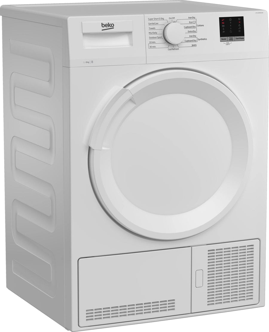 Beko DTLCE80051W 8kg condenser tumble dryer 