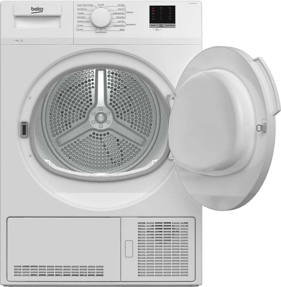 Beko DTLCE80051W 8kg condenser tumble dryer 