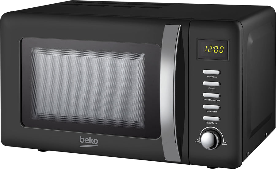 Beko MOC20200B 800 watts Retro Style Freestanding Microwave - Black