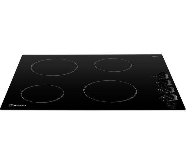 INDESIT RI 860 C 58cm Electric Ceramic Hob - Black - Basil Knipe Electrics