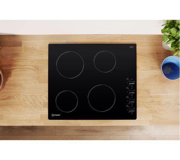 INDESIT RI 860 C 58cm Electric Ceramic Hob - Black - Basil Knipe Electrics