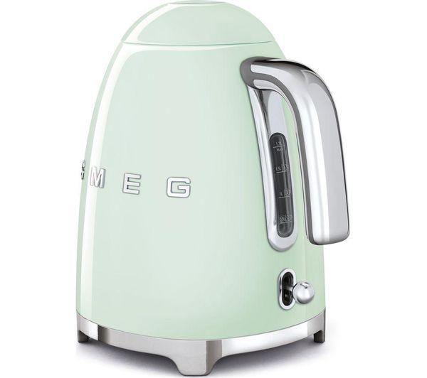 SMEG KLF03PGUK Jug Kettle - Pastel Green - Basil Knipe Electrics