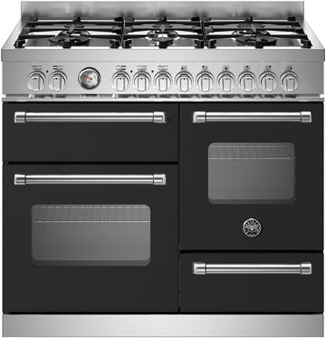 Bertazzoni MAS106L3ENEC master XG range cooker in nero black