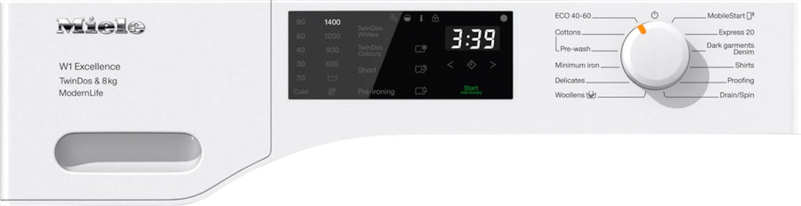 Miele WED665WCS 8kg 1400 Spin TwinDos Washing Machine