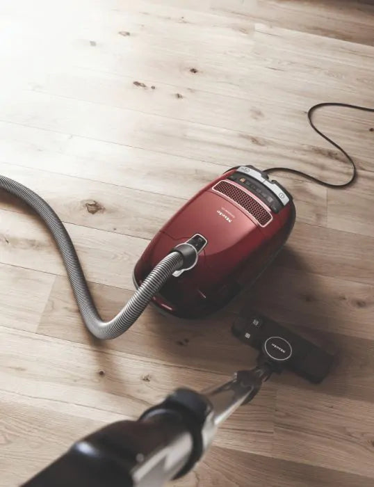 miele complete c3 vacuum cleaner in red 