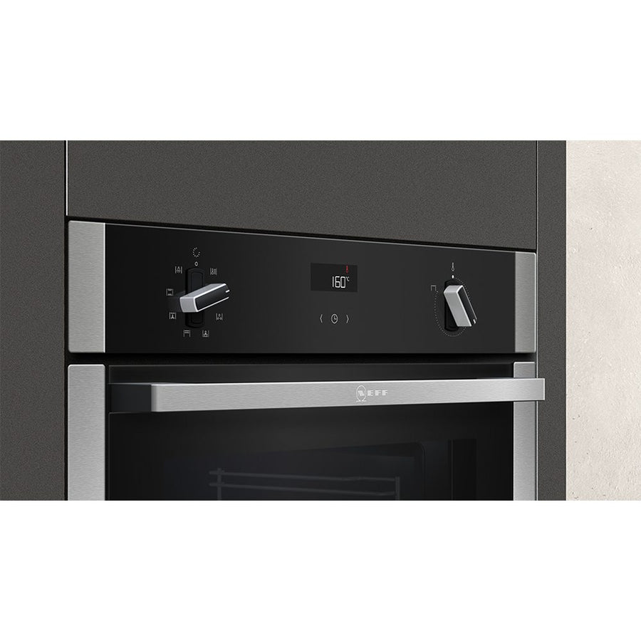 Neff B4ACF1AN0B slide and hide built in single oven